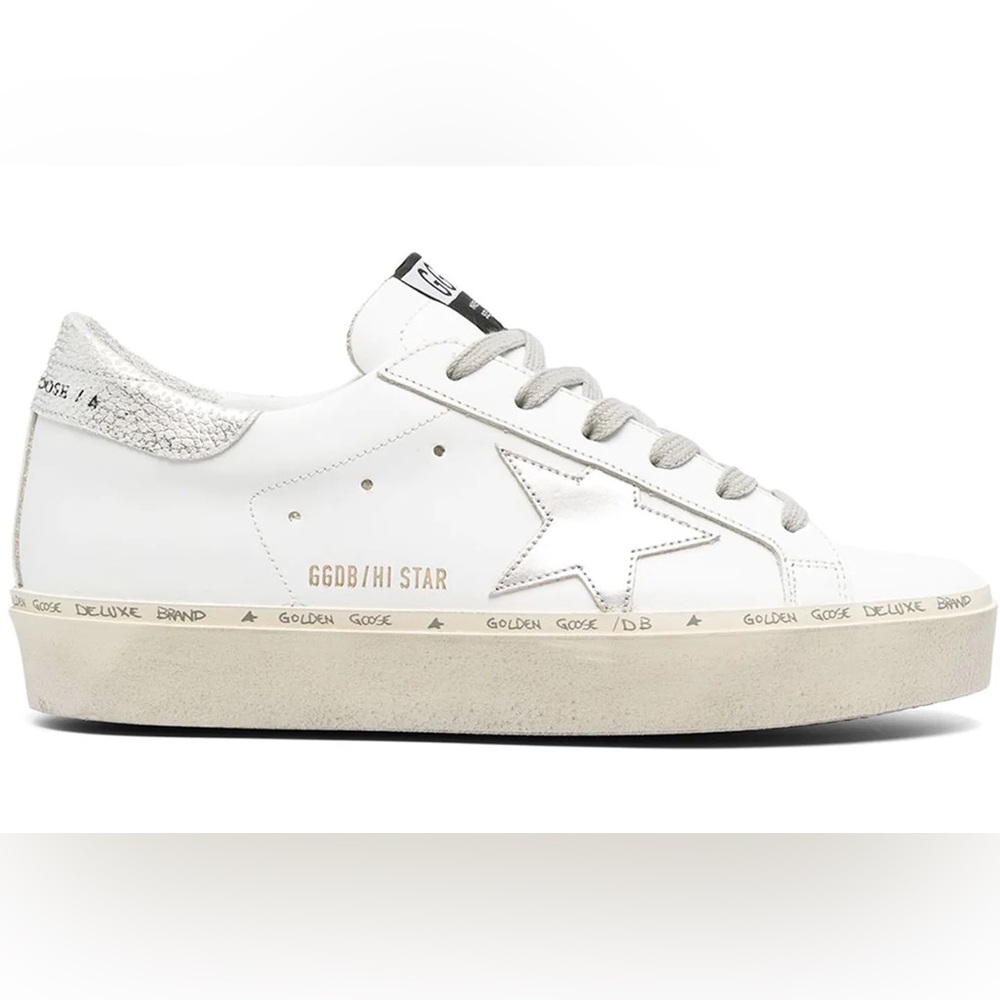 Golden Goose Hi Star white/silver